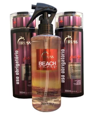 Imagem de Truss Plus + Shampoo e Condicionador 300ml + Beach Waves 260ml