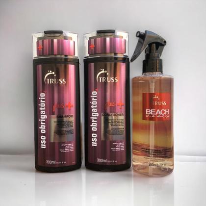 Imagem de Truss Plus + Shampoo e Condicionador 300ml + Beach Waves 260ml