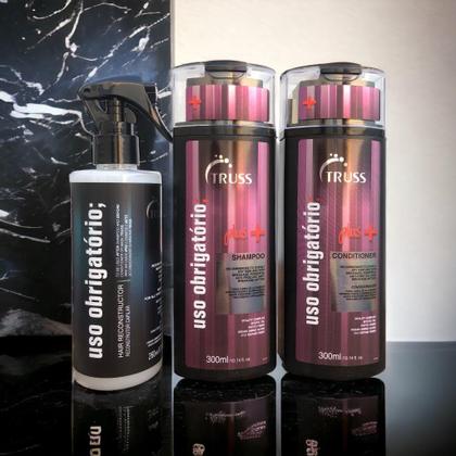 Imagem de Truss Plus + Shampoo e Condicionador 300ml + Uso Obrigatório 260ml