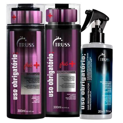 Imagem de Truss Plus + Shampoo e Condicionador 300ml + Uso Obrigatório 260ml