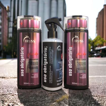 Imagem de Truss Plus + Shampoo e Condicionador 300ml + Uso Obrigatório 260ml