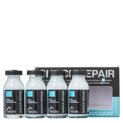 Imagem de Truss Structure Kit Shampoo Condicionador Shock Repair e Uso Obrigatório Reconstrutor 260ml