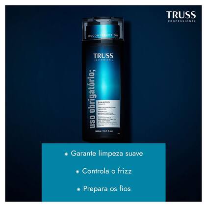 Imagem de Truss Uso Obrigatório Kit Shampoo Condicionador e Máscara 180g