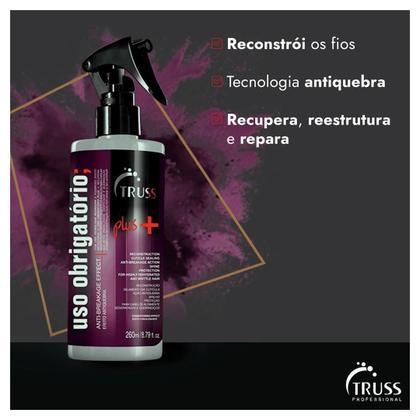 Imagem de Truss Uso Obrigatório Plus+ Kit Reconstrutor 3X260Ml