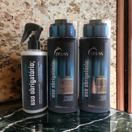 Imagem de Truss Uso Obrigatório Shampoo e Condicionador 300ml + Uso Obrigatório 260ml