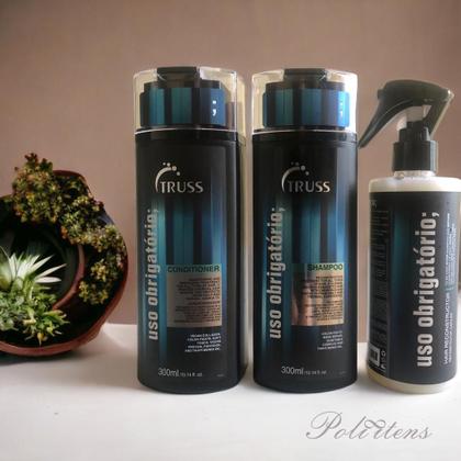 Imagem de Truss Uso Obrigatório Shampoo e Condicionador 300ml + Uso Obrigatório 260ml