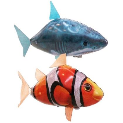 Imagem de Tubarão Azul Peixe Palhaço Nemo Voador Controle Remoto Balão Flutuante Brinquedo Para Festa