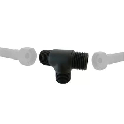 Imagem de Tubo Adaptador T Torneira Monocomando Misturador Black Preto