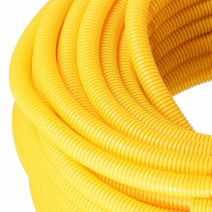 Imagem de Tubo Corrugado Flexível 3/4 Dn 25 Rolo com 50m Amarelo Force Line