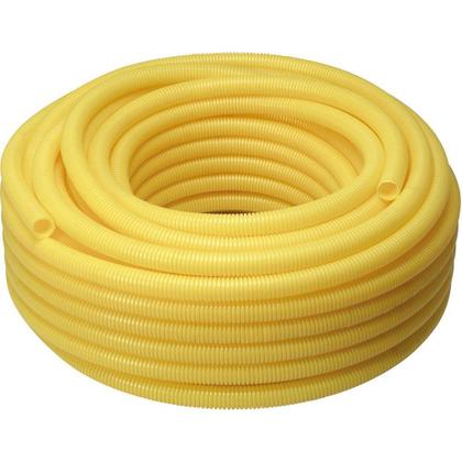 Imagem de Tubo Eletroduto PVC Corrugado Flexivel 25MMX50M Amarelo - Krona