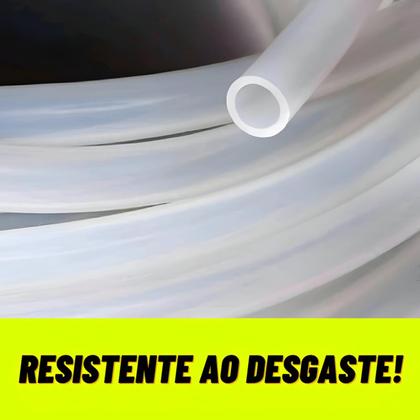 Imagem de Tubo Extensor Silicone 100 Macio Para Conectar Cânula Nasal Oxigênio Med