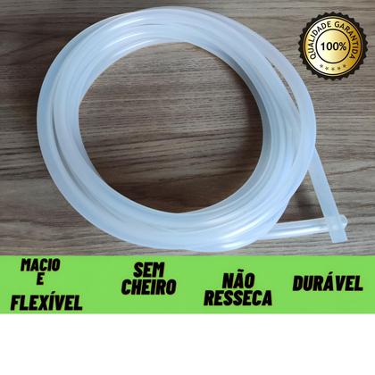 Imagem de Tubo Extensor Silicone 100 Macio Para Conectar Cânula Nasal Oxigênio Med