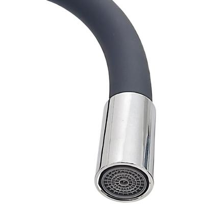 Imagem de Tubo Flexivel De Metal Com Revestimento Preto E Rosca 3/4