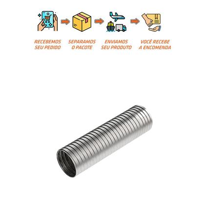 Imagem de Tubo Flexível Ônibus O400 4.1/2" 330mm Aço Inox
