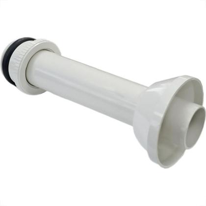 Imagem de Tubo Ligacao Dacunha Abs Branco Com Spud 20Cm
