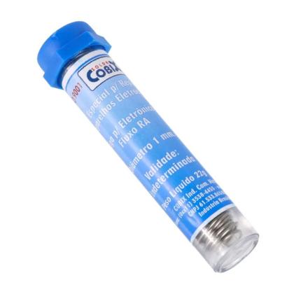 Imagem de Tubo solda azul fina cobix 1mm 60x40 tubo 4m