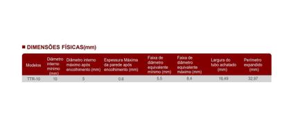 Imagem de Tubo Termo Retrátil Branco com Diâmetro 10mm - Rolo 5 metros