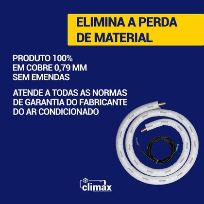 Imagem de Tubulação Infra 1/4 X 3/8 3 Metros Com Cabo Pp 4 Vias 1.5