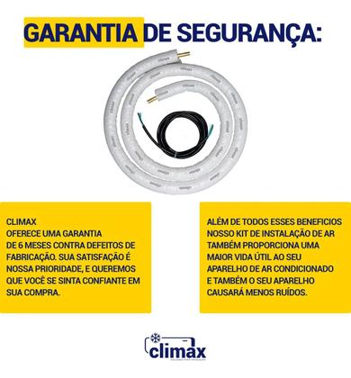 Imagem de Tubulação Infra 1/4 X 3/8 3 Metros Com Cabo Pp 4 Vias 1.5