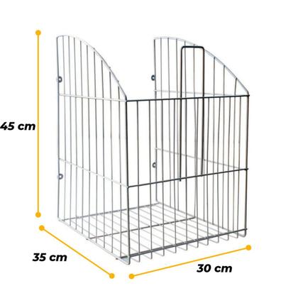 Imagem de Tulha Basculante 30 Cm Cromada Para Embutir No Armário