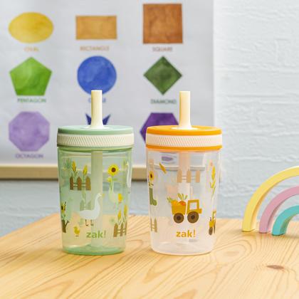 Imagem de Tumbler Zak Designs Kelso Silly Goose Harvest, 450 ml, pacote com 2