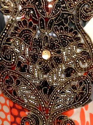 Imagem de Túnica Chiffon, Bordado Com Pedraria, Ideal Para Festas T: M