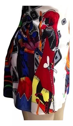 Imagem de Tunica Indiana Em Viscose, Abotoamento Frontal, Cod. 2201