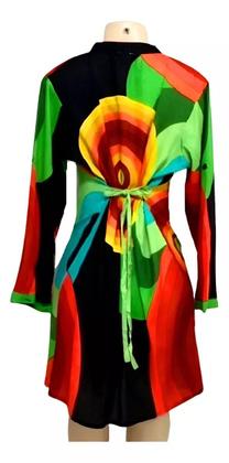 Imagem de Tunica Indiana Em Viscose, Abotoamento Frontal, Cod. B-895/10