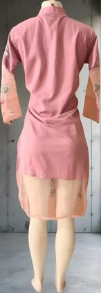 Imagem de Túnica Indiana Feminina Festa Luxo Bordada PK-2436 Peq. Defeito