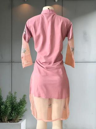 Imagem de Túnica Indiana Feminina Festa Luxo Bordada PK-2436 Peq. Defeito