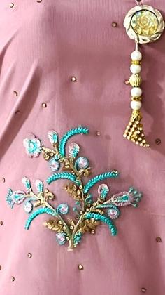 Imagem de Túnica Indiana Feminina Festa Luxo Bordada PK-2436 Peq. Defeito