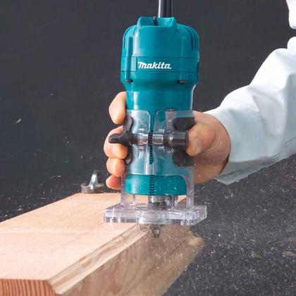 Imagem de Tupia de laminação manual 6m com base articulada 530w 110v makita 3709