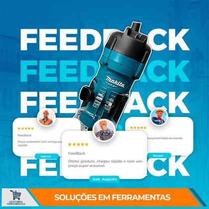 Imagem de Tupia Laminadora Elétrica Makita M3700B 530W 6mm sem Maleta