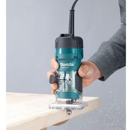 Imagem de Tupia Manual 530 Watts Com Pinça De 6mm M3700b Makita 220v