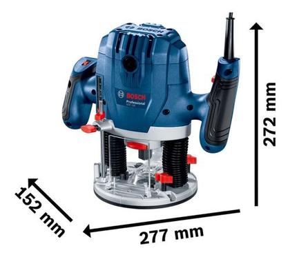 Imagem de Tupia Manual Coluna Bosch 1300w Gof 130 Com Pinça 8mm 110v