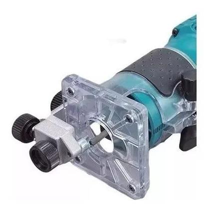 Imagem de Tupia Manual Laminados 530w Makita 3709 Com Kit Completo 220V