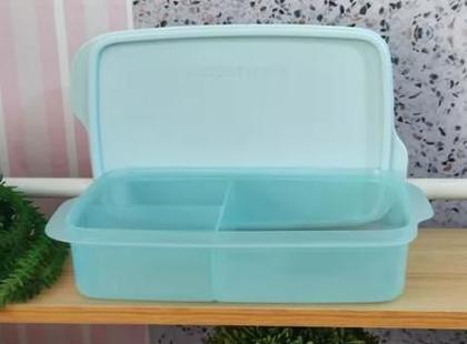 Imagem de Tupperware Basic Line Com Divisórias Aquamarine 1L