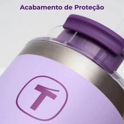 Imagem de Tupperware Copo Térmico Big T com canudo 1,1L Lilás