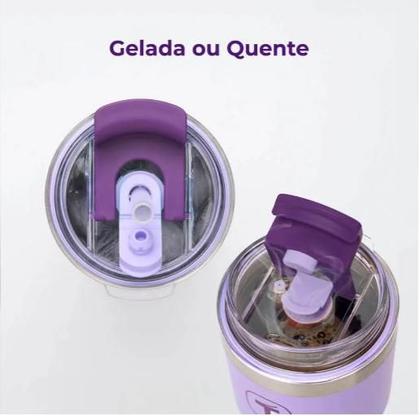 Imagem de Tupperware Copo Térmico Big T com canudo 1,1L Lilás