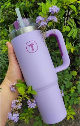 Imagem de Tupperware Copo Térmico Big T com canudo 1,1L Lilás