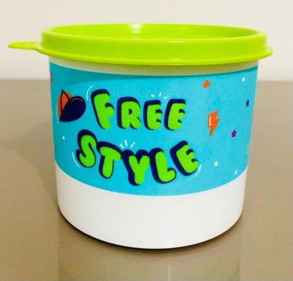 Imagem de Tupperware Importada Redondinha Monstrinho 500ml