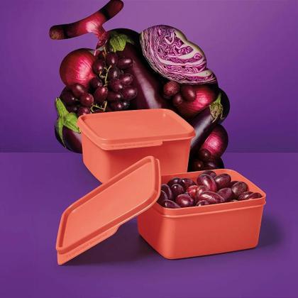 Imagem de Tupperware Linha Básica 500ml Rosa - Armazenamento de Alimentos