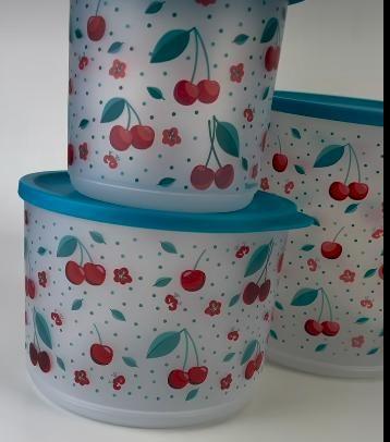 Imagem de Tupperware Refri Line Cereja 3 Pecas 