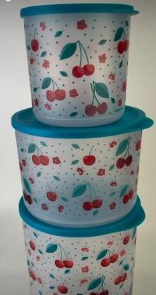 Imagem de Tupperware Refri Line Cereja 3 Pecas 