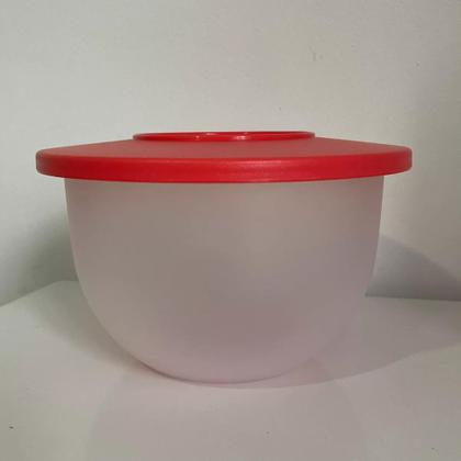 Imagem de Tupperware Tigela Murano 1,3 Litros Transparente/ Coral