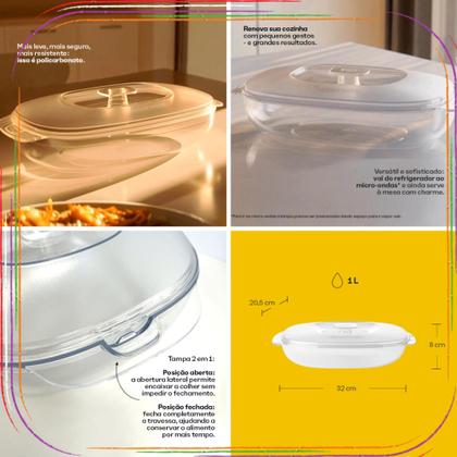 Imagem de Tupperware Travessa Mágica Plus Policarbonato - 1 l