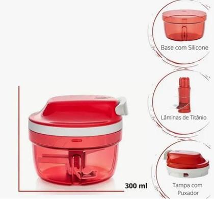 Imagem de Tupperware Turbo Chef Supersonic 300 Ml Cor Pink Tupperware Turbo Chef Supersonic 300 Ml Cor Vermelho