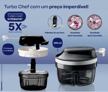 Imagem de Turbo Chef Supersonic 300ml-Tupperware.