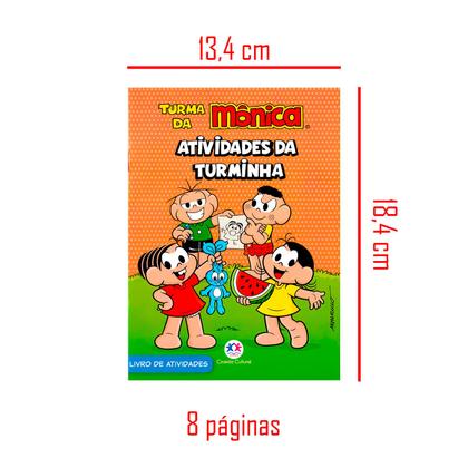 Imagem de Turma Da Mônica 2021 Kit 24 Livrinhos Lembrancinha Sacolinha De Aniversário Festa Escola Ciranda Cultural