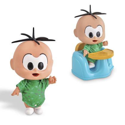 Imagem de Turma da mônica boneco cebolinha  hora da papinha